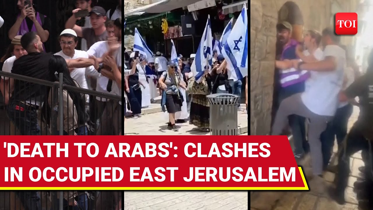 'Get Out From Here': Lone Palestinian Woman Confronts Israeli Settlers Amid Jerusalem Clashes