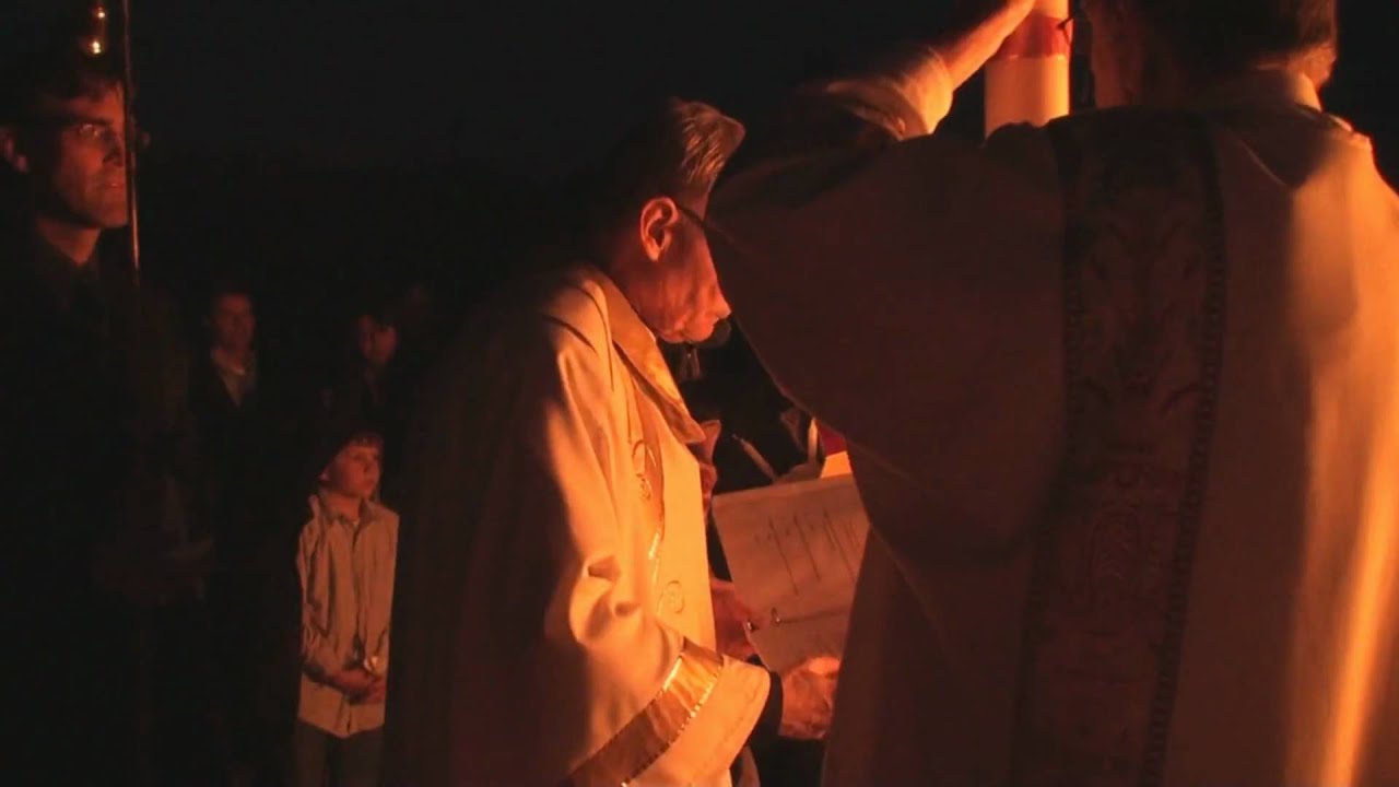 April 3, 2010 - Easter Vigil - Blessing the Fire