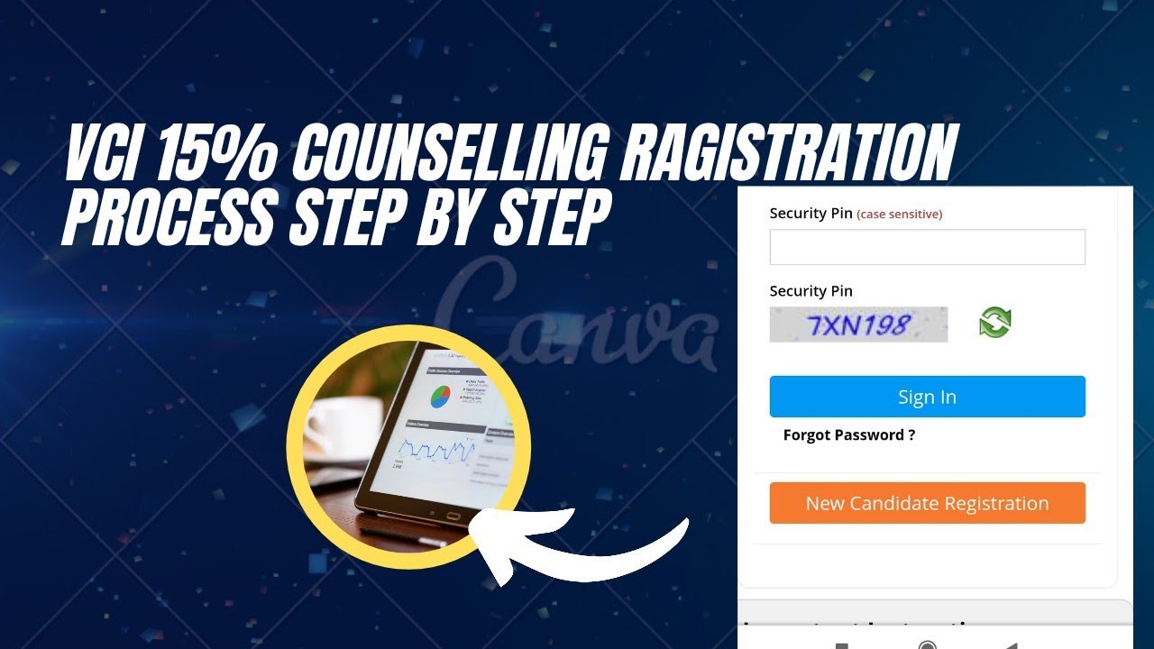 vci counselling ragistration process step by step 2021-2022!! vci registration process 2021!!