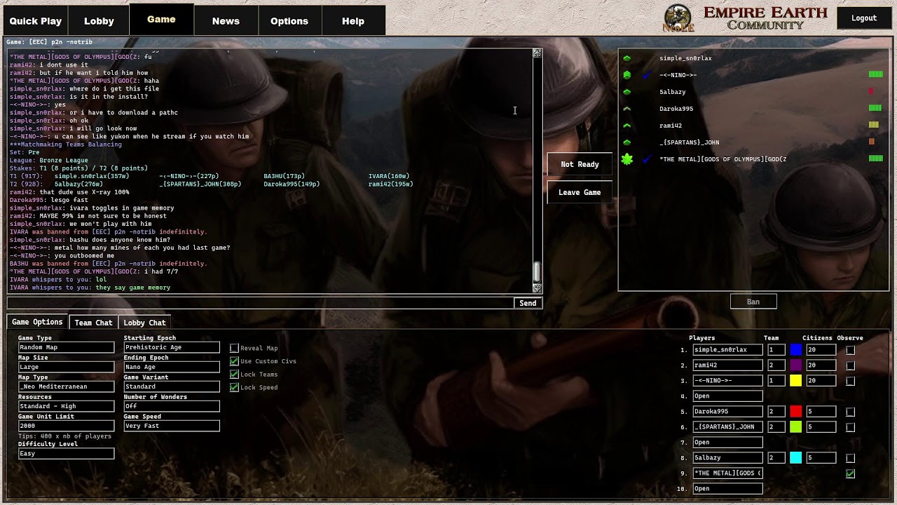 EMPIRE EARTH LIVE BUT WITH GAMERANGER ZOOM!