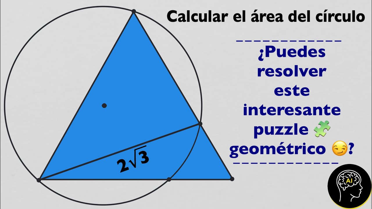 ¿Podrás resolver este bello puzzle geométrico? | 🧩✏😀