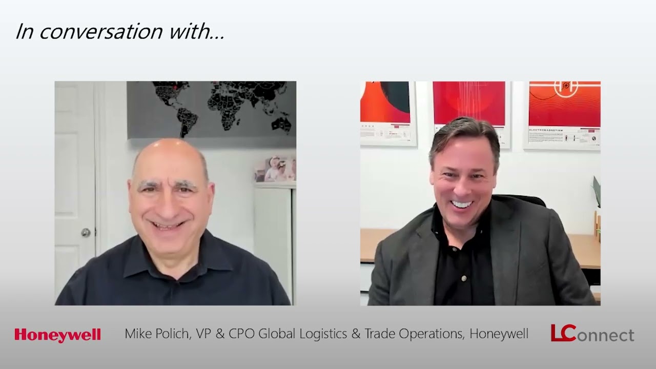 LConnect In Conversation with..Mike Polich,  VP & CPO Global Logistics & Trade Operations, HoneyWell