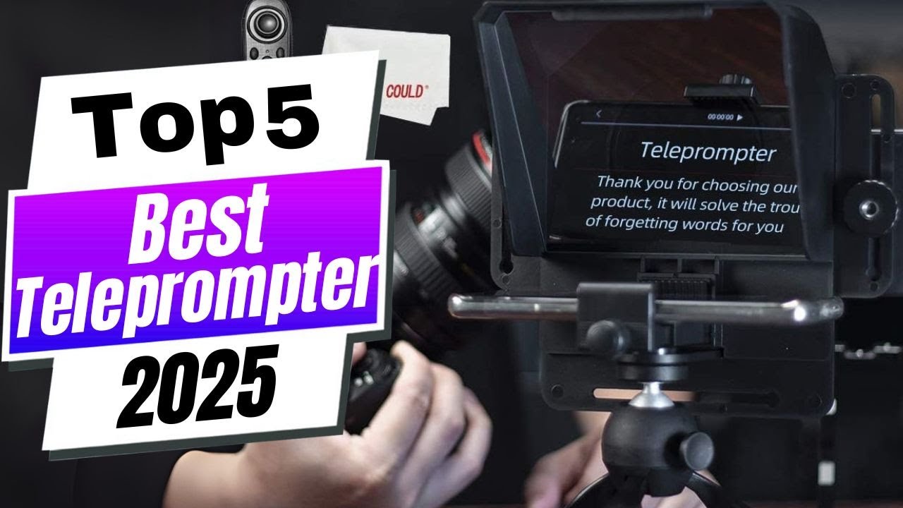 Best Teleprompter in 2025: Present Content Like a Pro (Top 5 Ranked!)