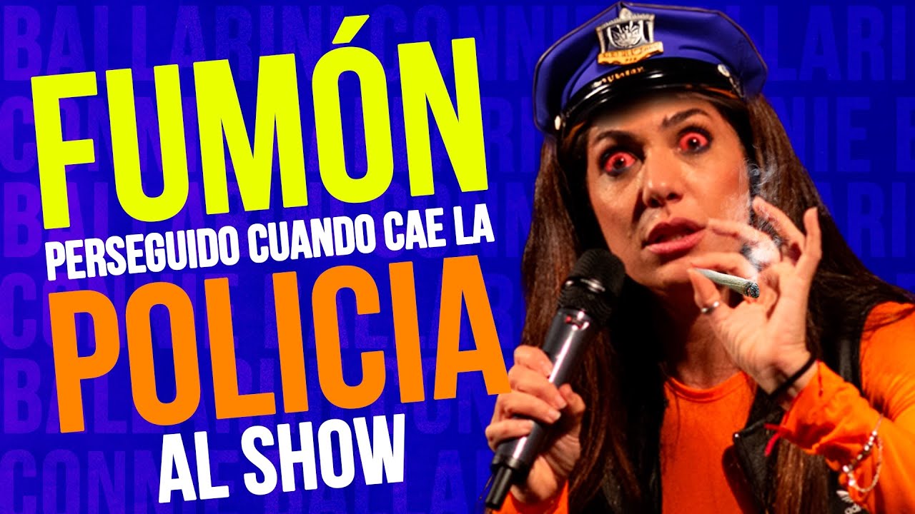 CAY&Oacute; LA POLIC&Iacute;A A LA FUNCI&Oacute;N Y HABIA UN JUSTO UN FUMON EN LA SALA
