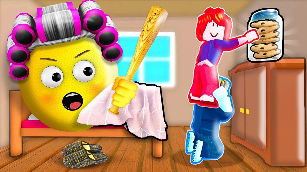 СТАЛ БАБУШКОЙ И НЕ ДАЛ УКРАСТЬ ПЕЧЕНЬЕ в ROBLOX!