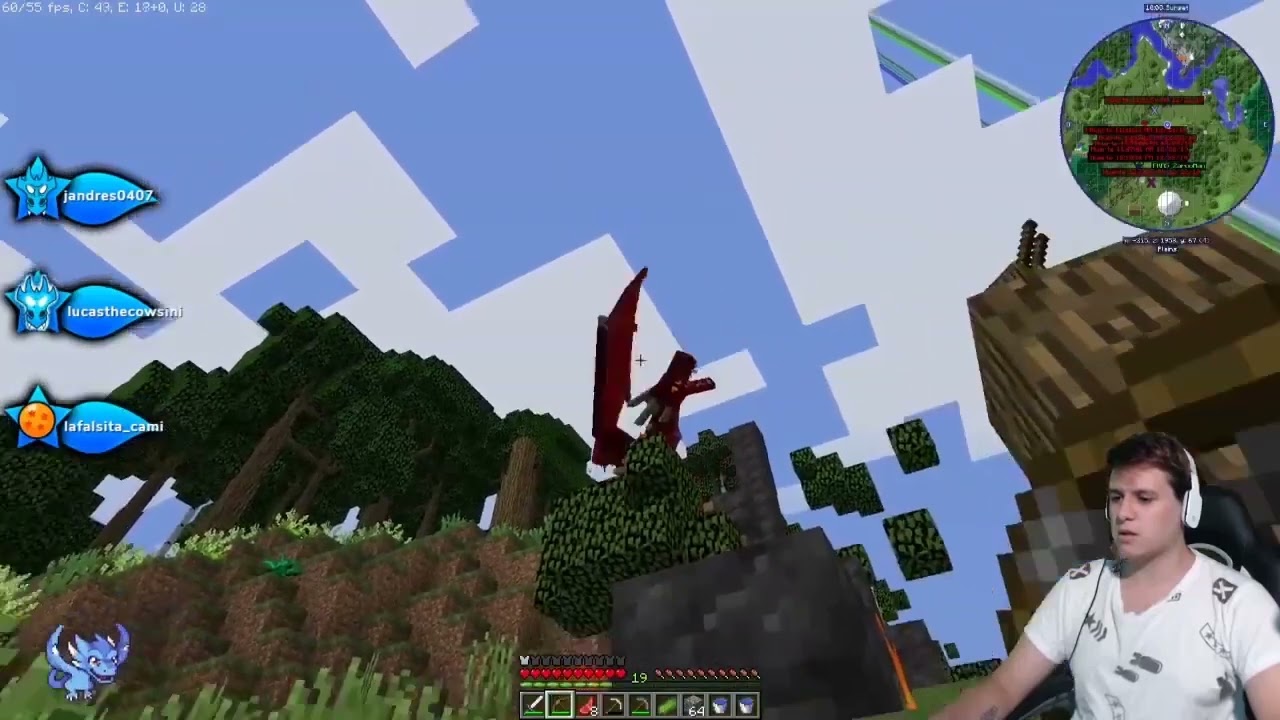 ENFRENTANDO a un DRAGON en MINECRAFT