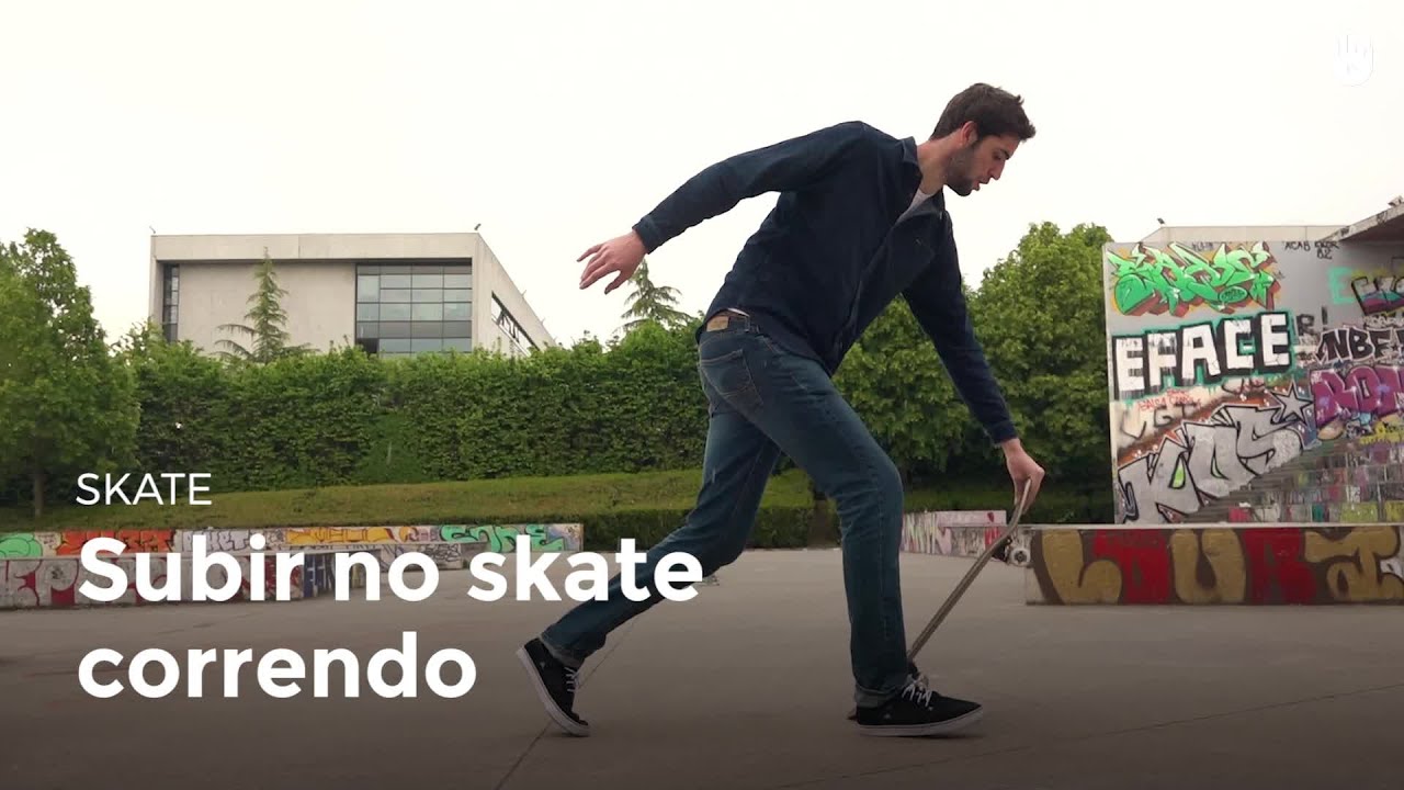 Subir no skate correndo | Skate