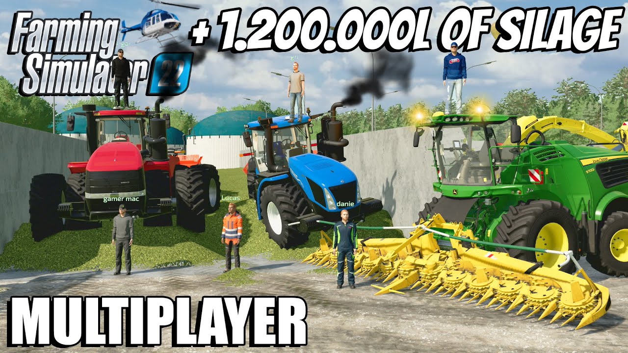 Harvesting 1.200.000L of CORN SILAGE | Community Multiplayer | Farming Simulator 22 | Episode 10