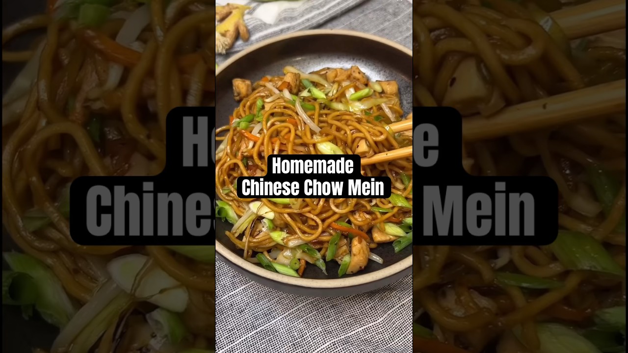 Домашний китайский чоу-мейн: вкус на вынос, приготовленный на кухне #китайскаяеда #ужин #легкийре...