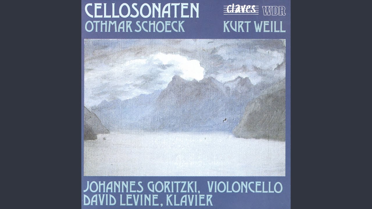 Sonata for Cello and Piano, Op. posth.: I. Fliessend