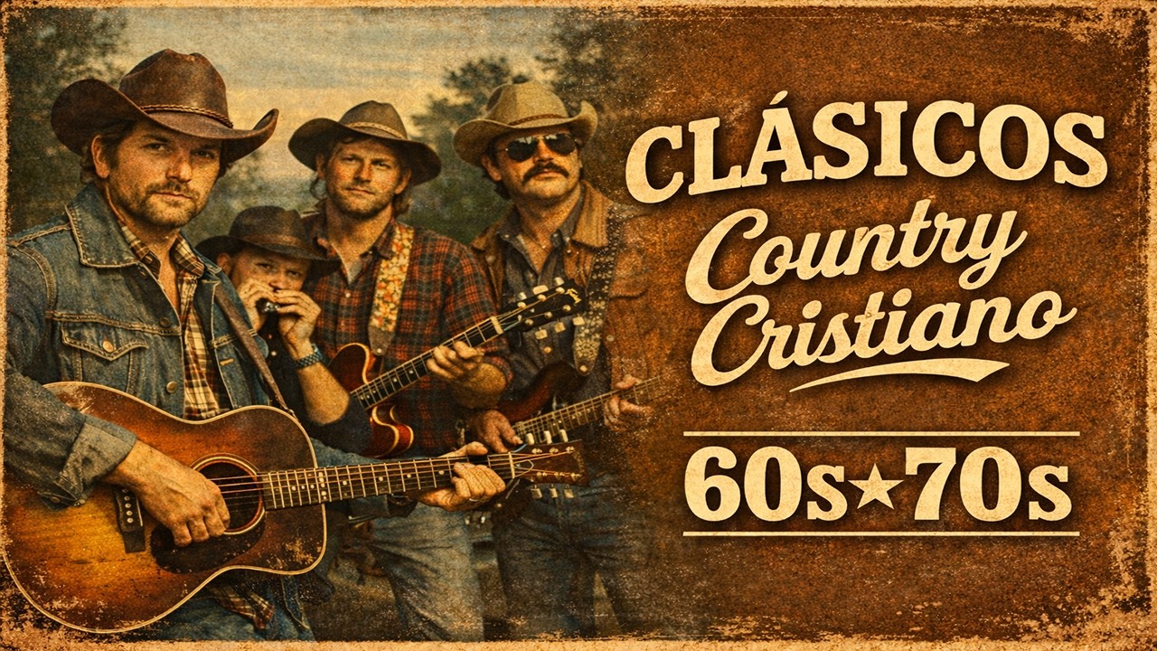 Clásicos Cristianos Country & Blues de los 60s y 70s 🎸 Música Antigua de Fe