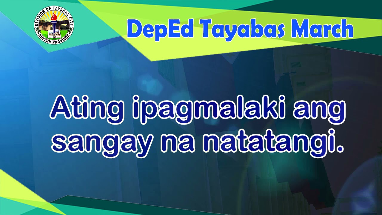 DepEd Tayabas March 2021