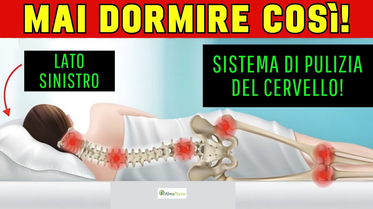 È STATO RIVELATO! DORMIRE SUL LATO DESTRO CAMBIERÀ LA TUA VITA! (Errori del sonno)