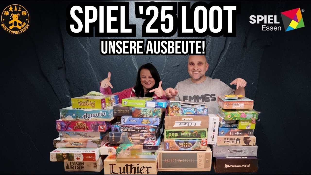 SPIEL '25 Ausbeute: Unser kompletter Messe-Loot (Alle neuen Spiele!)