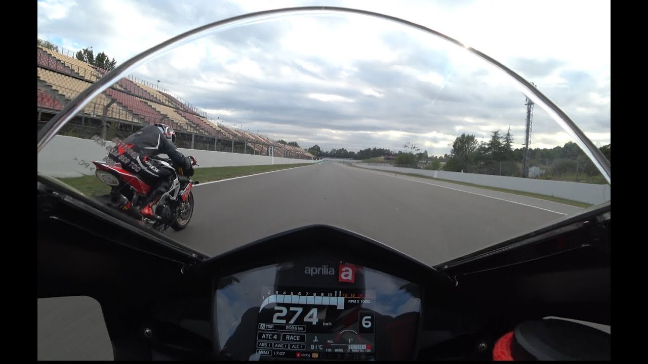 CATALUNYA RSV4 1100 vs Tuono 1100  Push