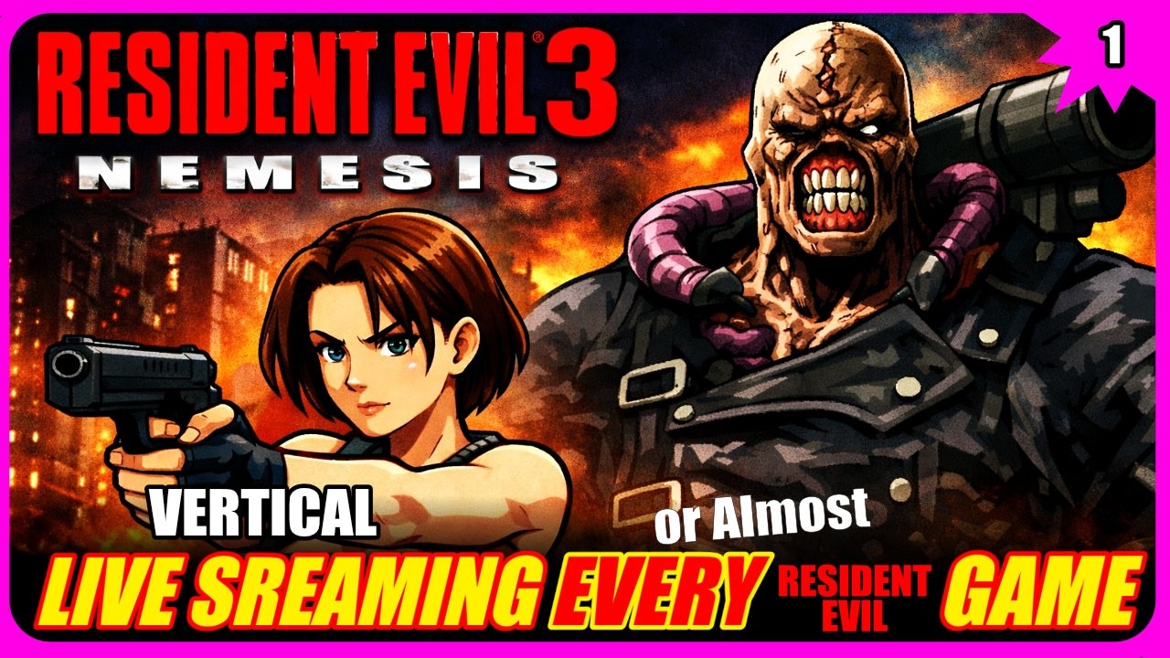 🔴 🔴  Road To Requiem | Resident Evi3  |  VERTICAL LIVESTREAM  | Part 1