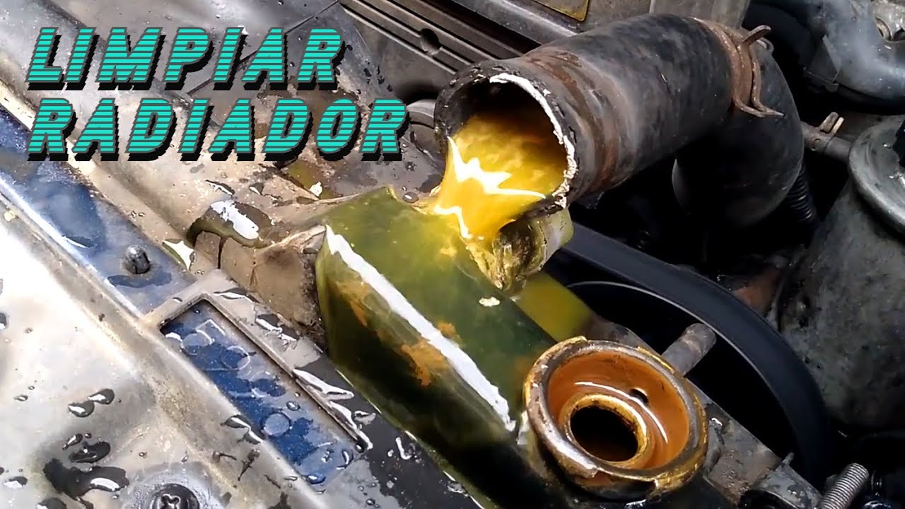 Como Limpiar el RADIADOR y sacar el Liquido sucio del Motor.