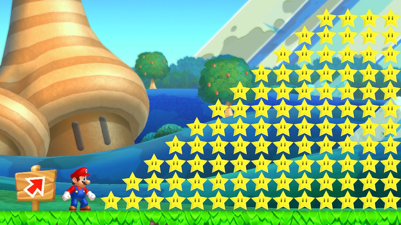 Can Mario Collect 999 Stars in New Super Mario Bros. U?