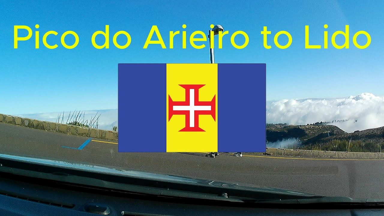 Drive from Pico de Arieiro to Lido in Funchal January 2026