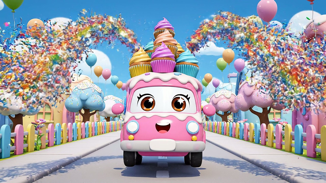 El Pequeño Camión de Dulces Dice Mmm Mmm | Canciones de Colores y Sabores para Niños