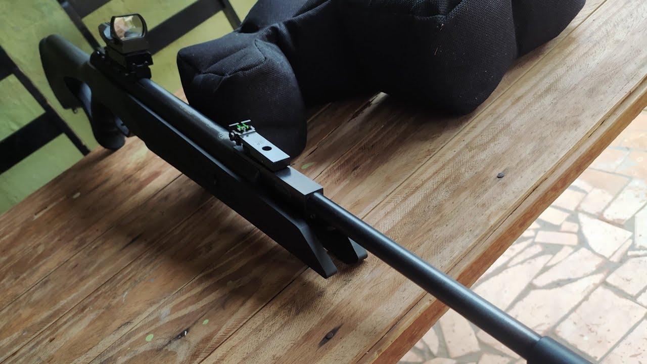 Sag r1000 com Red Dot testando o Red Dot