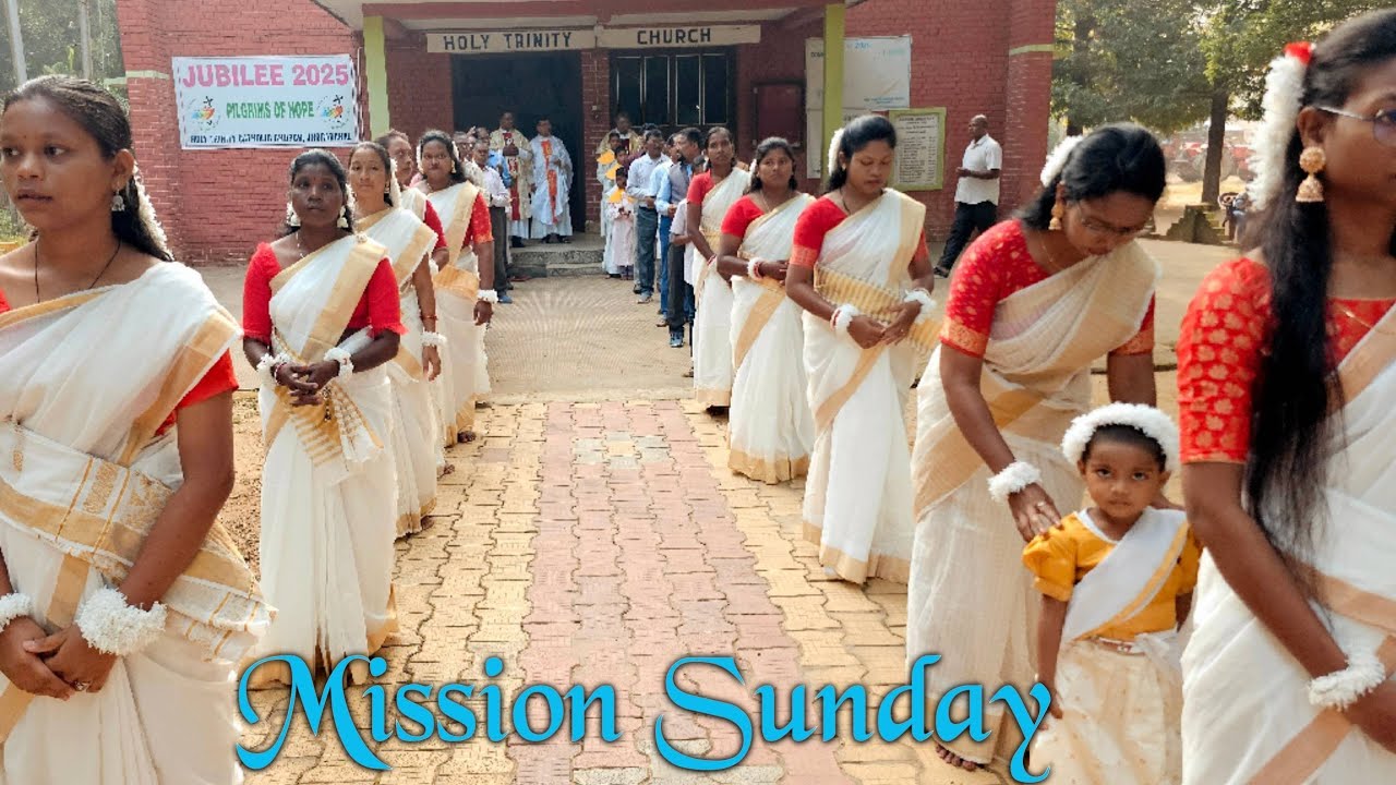 Mission Sunday at झोराबहाल Parish || Welcome dance by birkera