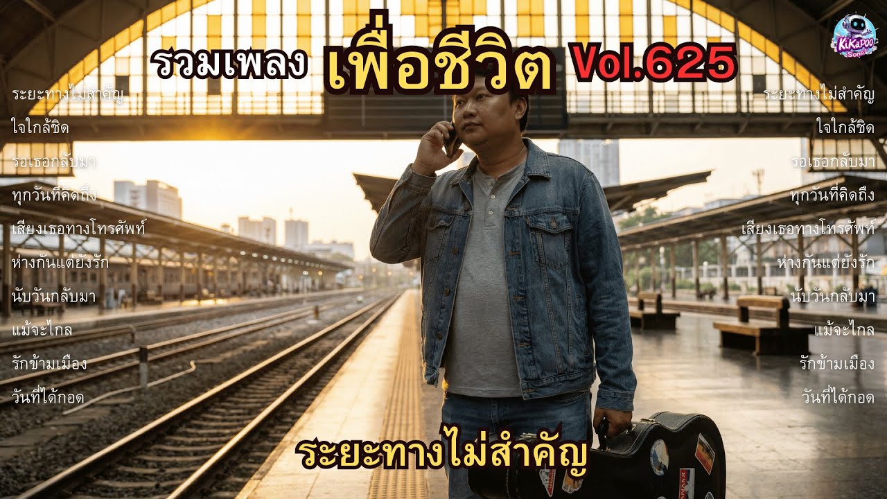 รวมเพลงเพื่อชีวิต Vol.625 💌 ระยะทางไม่สำคัญ | 10 เพลงรักระยะไกล ใจใกล้ชิดแม้ตัวห่างไกล (2026)