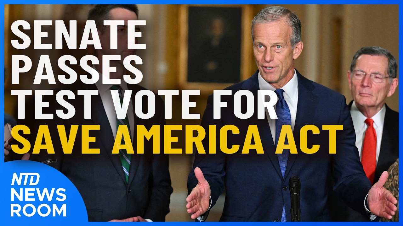 Senate Passes Save Act In Test Vote; Israel Terminates Iran's Top Command | NTD Newsroom (March 17)
