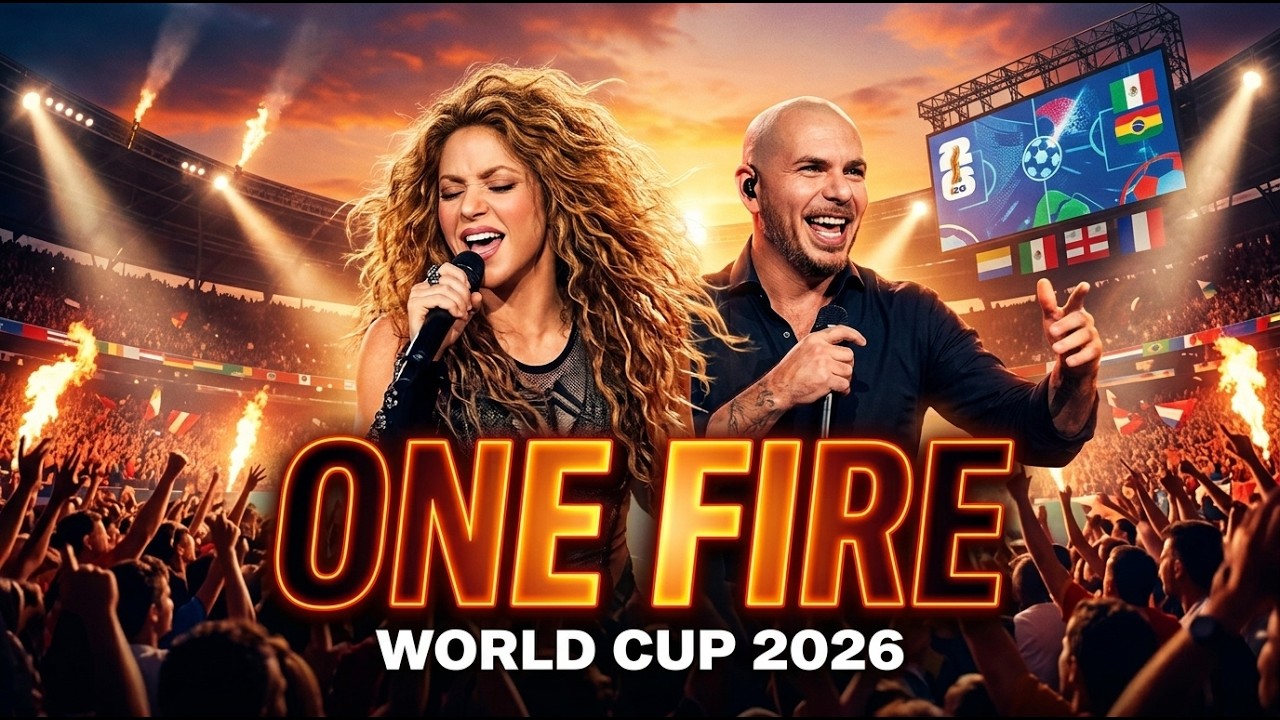 Shakira feat Pitbull - One Fire | FIFA World Cup 2026&trade; Song Style (Official Music Video)