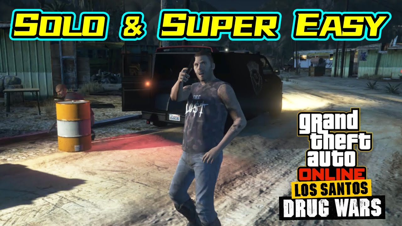 Fatal Incursion-First Dose 3 super easy way to complete solo Gta Online Drug Wars