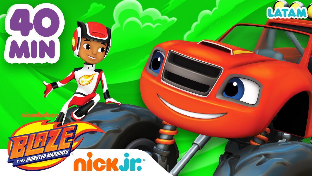 ¡40 MIN de los mejores rescates de AJ y Gabby! | Blaze y los Monster Machines