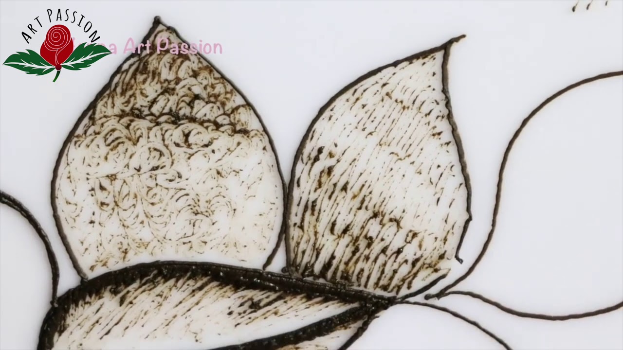 Learn shading technique with mehendi henna art : Hindi