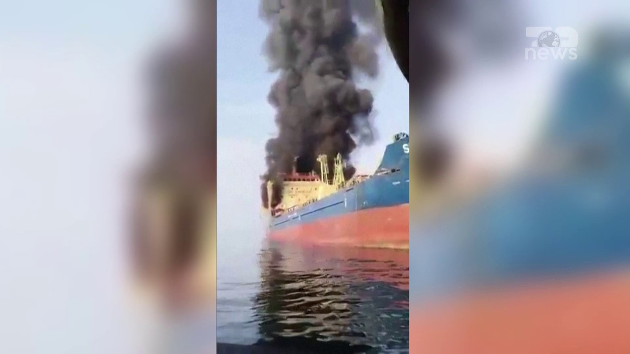 Top News - Varka iraniane plot me eksploziv / Cisternat e naftës hidhen në erë, digjen pranë Irakut