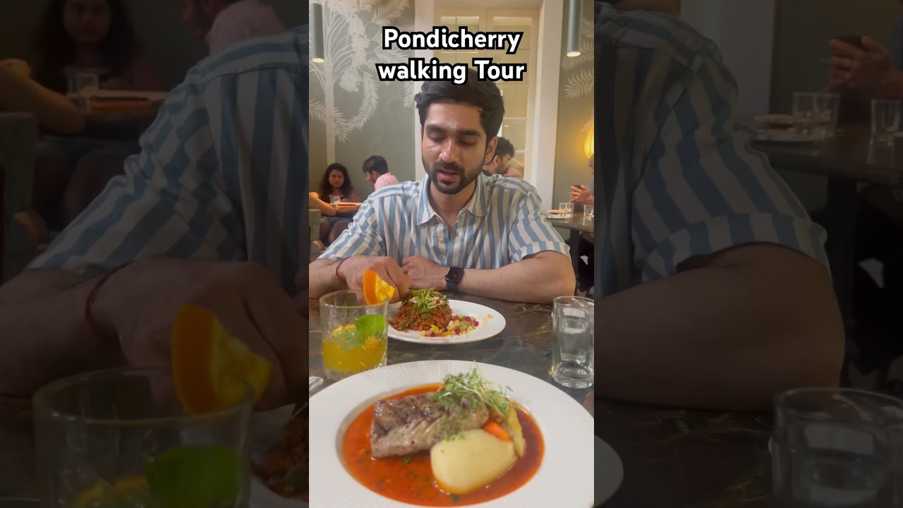 Pondicherry walking tour #pondicherry #chennai #frenchtown #walkingtour #travel #explore #reels