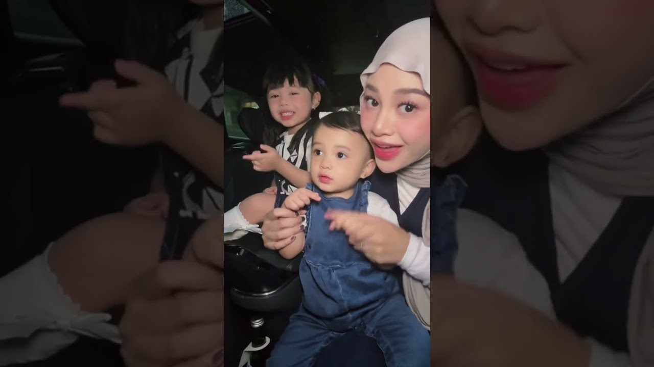 Hebohnya Ameena Hanna Menghadiri Acara Ulang Tahun Bersama Mamanur Aurel Hermansyah & Azura Humaira