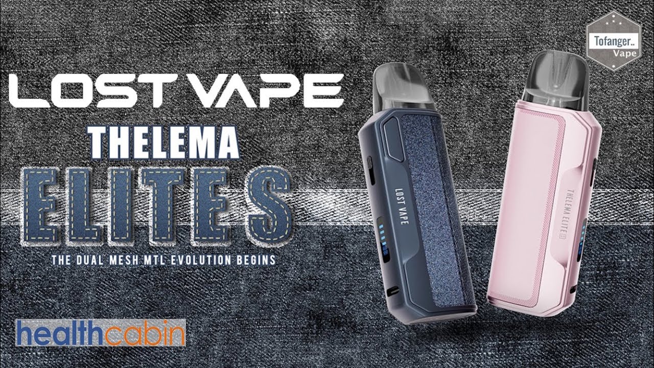 Комплект Lost Vape Thelema Elite S Pod Kit 1400 мАч 3 мл макс 40 Вт - HealthCabin - Обзор вейпа