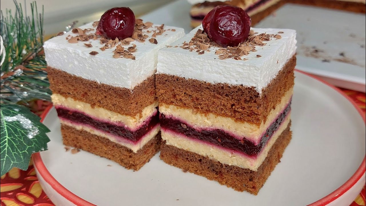 PLAZMA KOLAČ SA ŠUMSKIM VOĆEM💥Recept koji morate imati❗️-Forest fruit cake