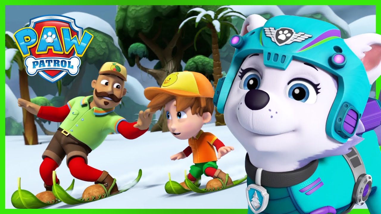 Everest Rescues Campers from ﻿Snowstorm and more episodes! - PAW Patrol UK - Cartoons for Kids
