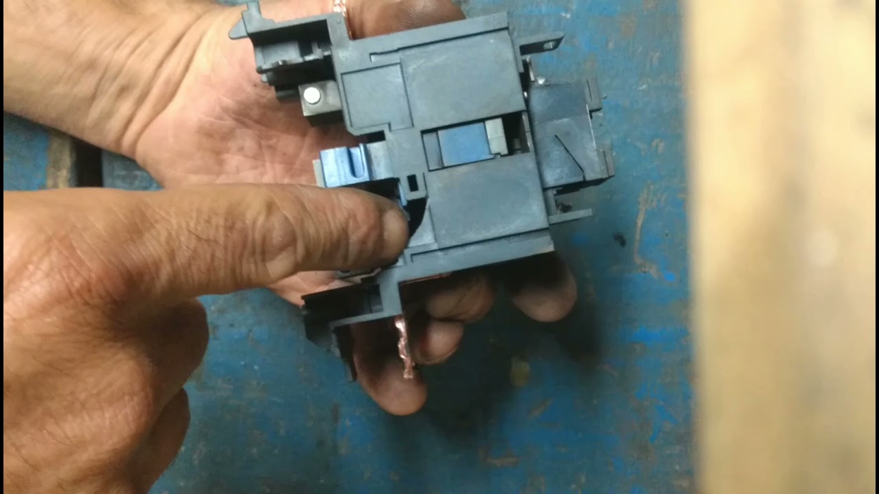 troca dos contatos do contator LC1-D50 Da schineider ( completo com teste no final)