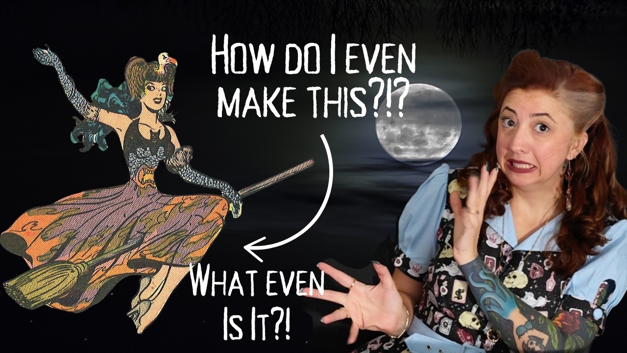 Making a Vintage Halloween Costume (This One's Wild!)