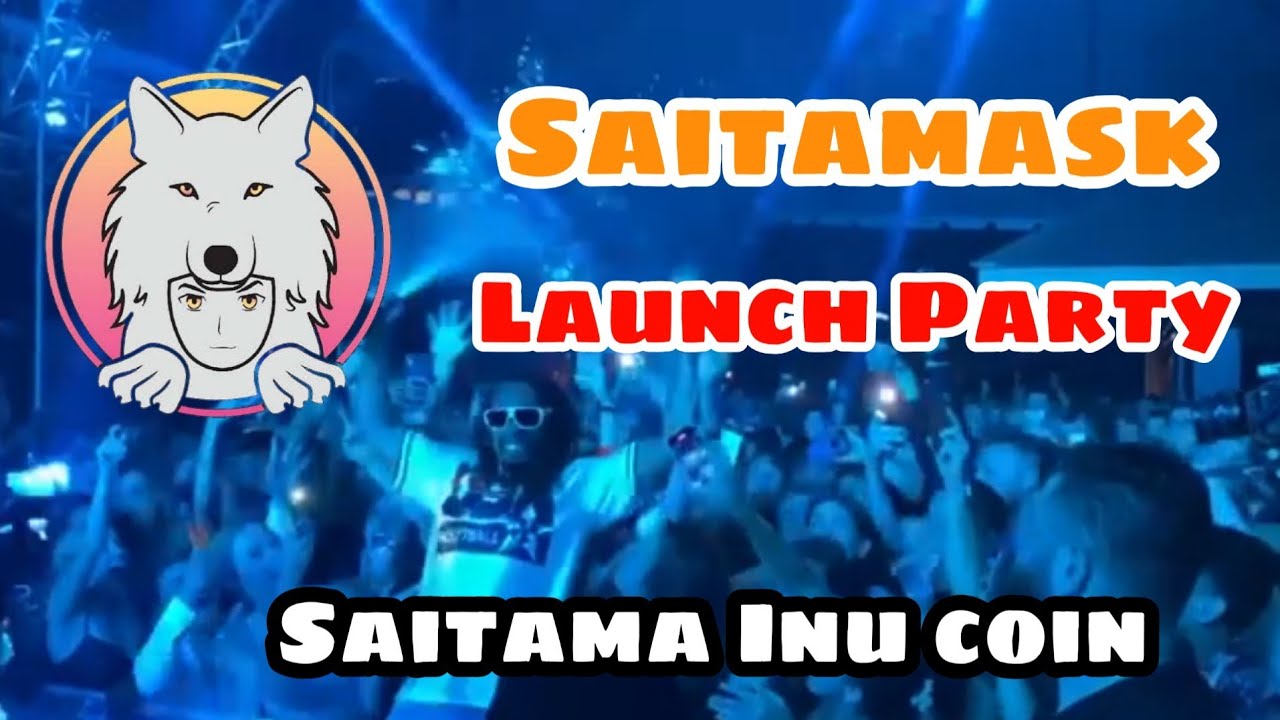 Saitamask Saitama Inu coin wallet launch party | Before party footage 