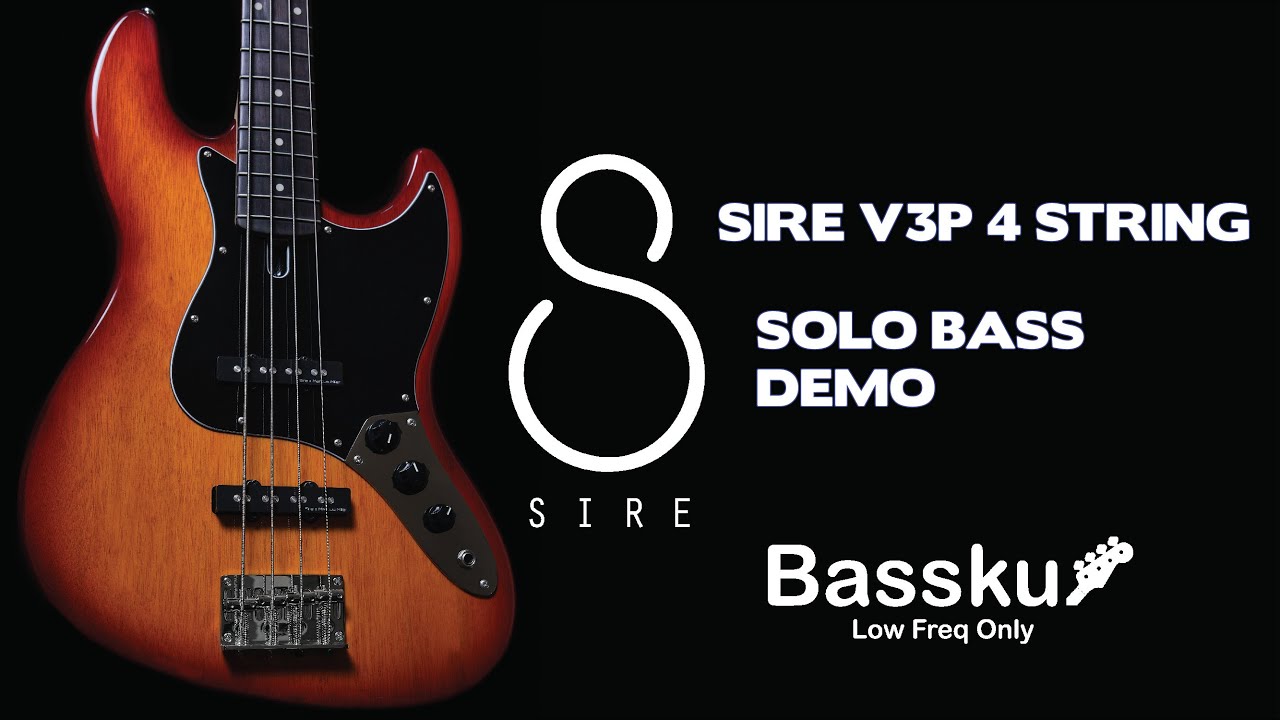 SIRE Bass V3P 4 String Solo Bass Demo