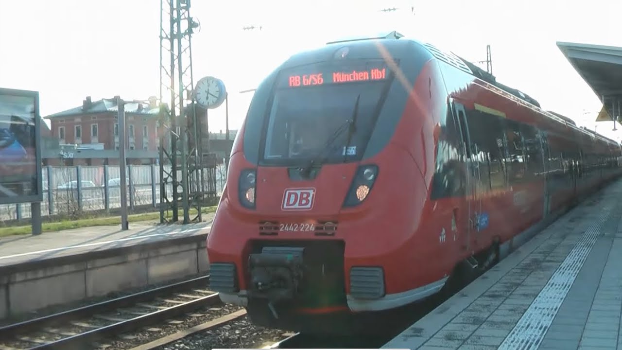 Mitfahrt im Talent 2 Br 442 von München Hbf nach Tutzing