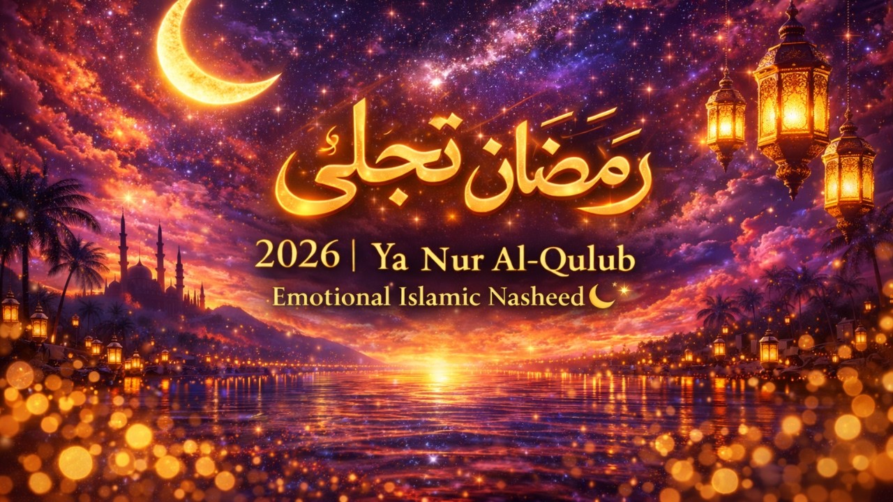 “رمضان تاجَلَّى 2026 | Ya Nur Al-Qulub – Emotional Islamic Nasheed 🌙✨”