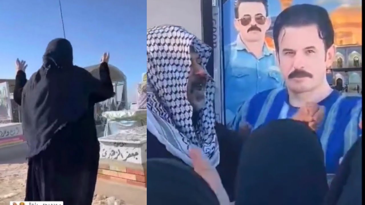 كارثه شاب يلطم على اخوه بالمقبره ويه النسوان يشك باب القلب فيديو يهد الحيل