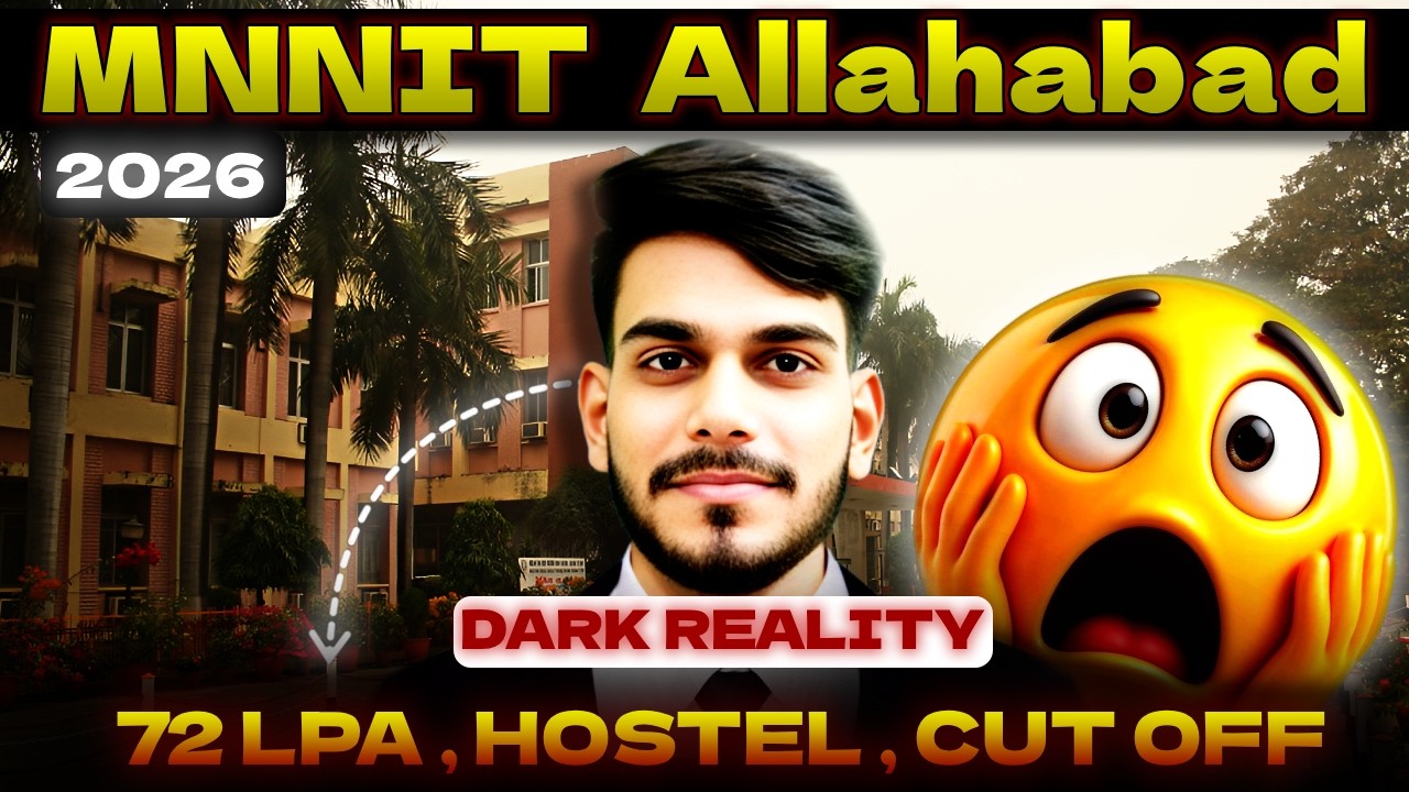 MNNIT Allahabad Review 2026 🔥 | Placement Truth + Cutoff + College Life Reality 😳 #jee #mnnit