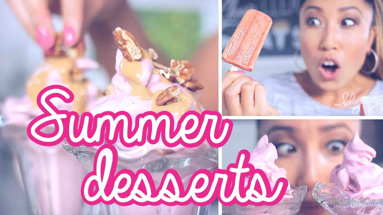 ☀ Healthy Summer Desserts ☀ Popsicles & Ice Cream Sundaes!