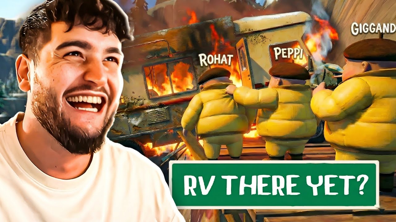 CAMPINGAUSFLUG MIT AUSLÄNDERN ESKALIERT KOMPLETT!😂🔥 RV THERE YET mit Giggand, Rohat und Ali Bumaye