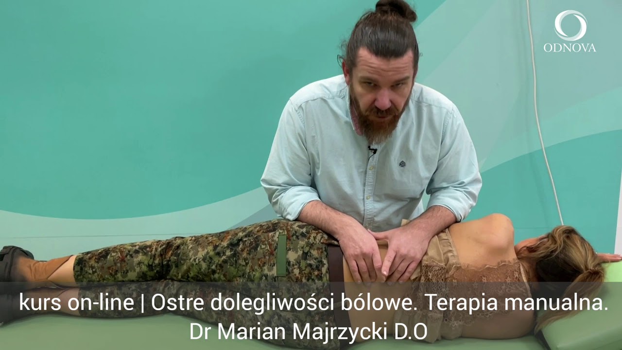 Kurs On-line: Ostre dolegliwości b&oacute;lowe Terapia manualna