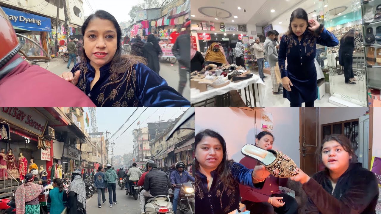 Рынок Морадабада и мои покупки в последнюю минуту у родственников мужа 🛍️ | Indian Mom Studio